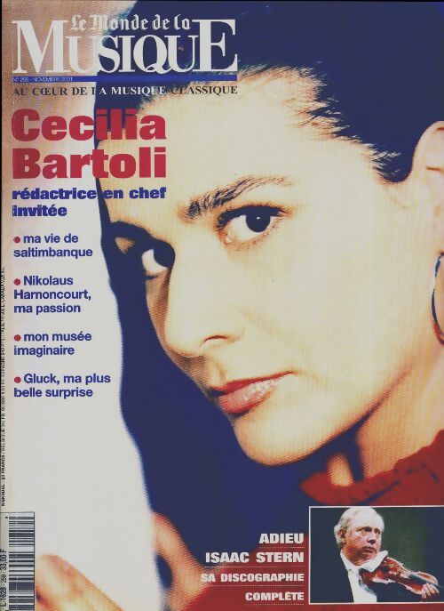 Le monde de la musique n°259 : Cecila Bartoli - Collectif - Livre