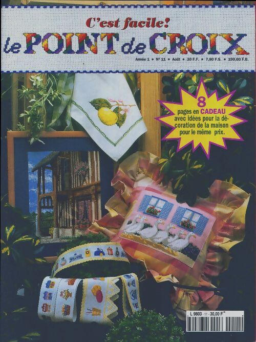 C'est facile ! Le point de croix n°11 - Collectif - Livre
