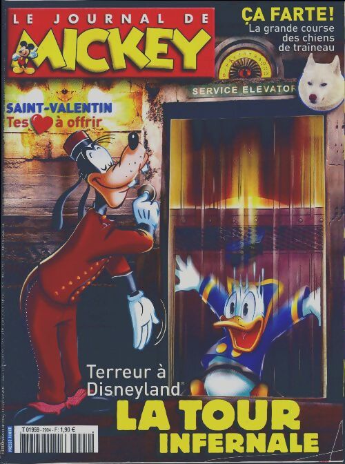 Le journal de Mickey n°2904 : Terreur à Disneyland : la Tour Infernale - Collectif - Livre