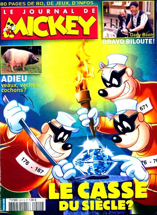 Le journal de Mickey n°2911 : Le casse du siècle ? - Collectif - Livre
