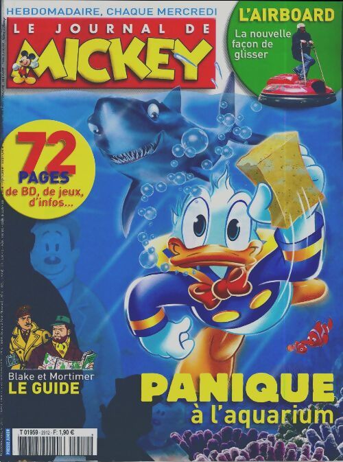 Le journal de Mickey n°2912 : Panique à l'aquarium - Collectif - Livre