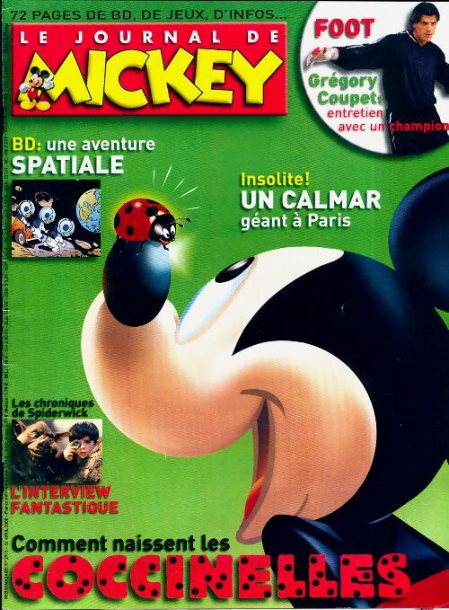Le journal de Mickey n°2913 : Comment naissent les coccinelles - Collectif - Livre