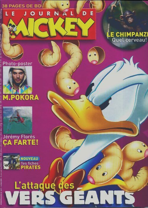 Le journal de Mickey n°2917 : L'attaque des vers géants - Collectif - Livre