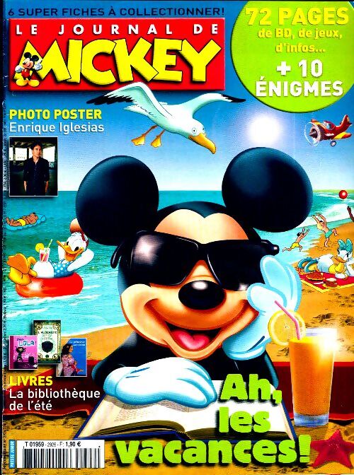 Le journal de Mickey n°2926 : Ah, les vacances ! - Collectif - Livre