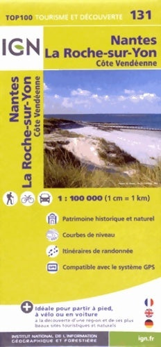 Nantes / La-Roche-sur-Yon 1/100. 000 - Collectif - Livre