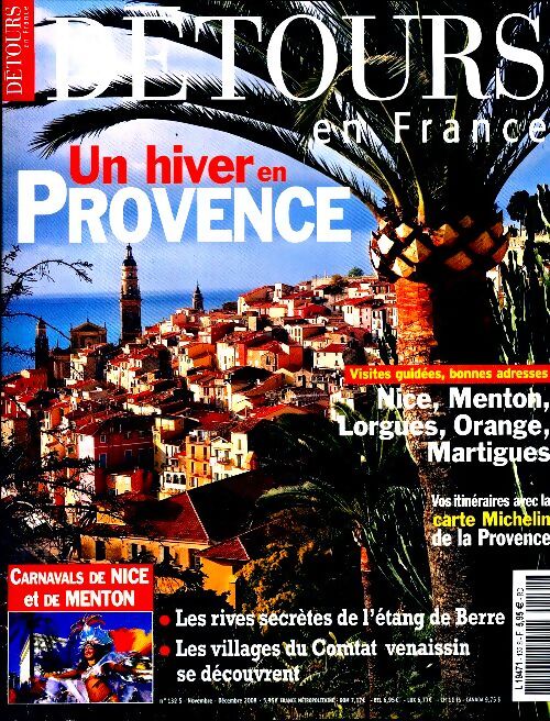 Détours en France n°132 : Un hiver en Provence - Collectif - Livre