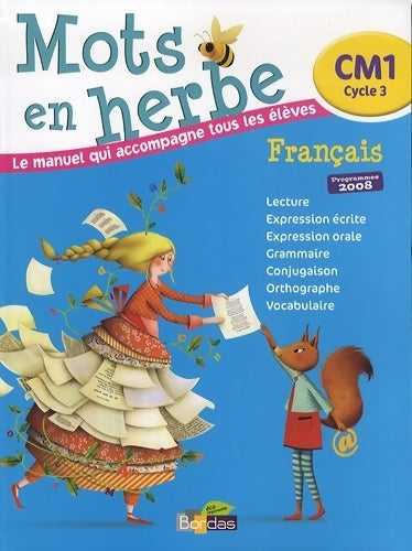 Mots en herbe Français CM1, programme 2008 - Collectif - Livre