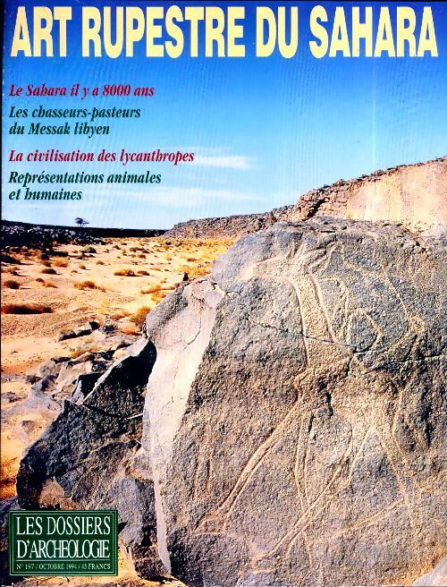 Les dossiers d'archéologie n°197 : Art rupestre du Sahara - Collectif - Livre
