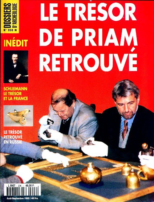 Les dossiers d'archéologie n°206 : Le trésor de Priam retrouvé - Collectif - Livre