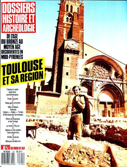 Dossiers histoire et archéologie n°120 : Toulouse et sa région - Collectif - Livre