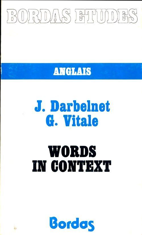 Words in context - G. Vitale - Livre