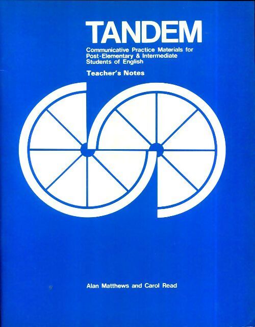 Tandem. Teachers notes - Alan Matthews - Livre