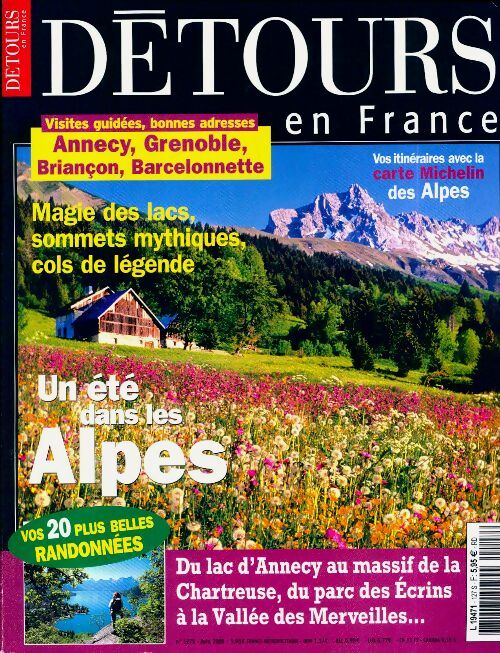 Détours en France n°127 : Un été dans les Alpes - Collectif - Livre