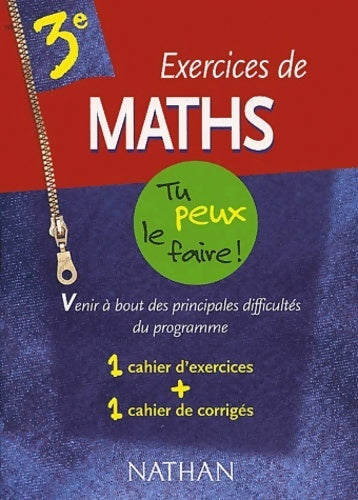 Exercices de Maths 3e - Guy Benaioum - Livre