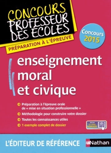 Enseignement moral et civique Concours professeur des écoles - Pascal Bourassin - Livre