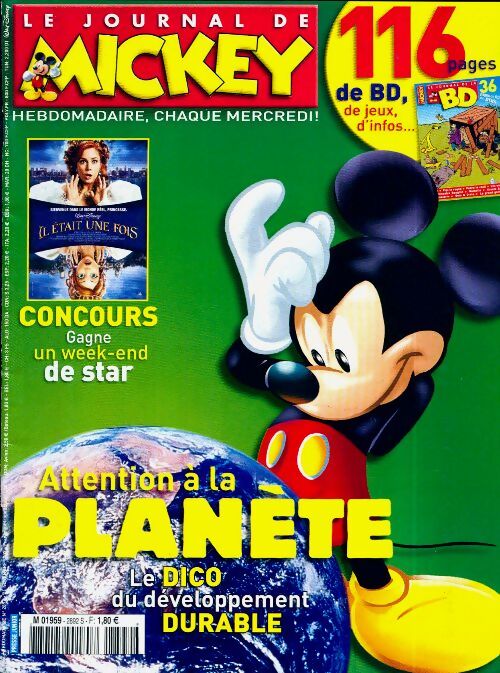 Le journal de Mickey n°2892 : Attention à la planète - Collectif - Livre