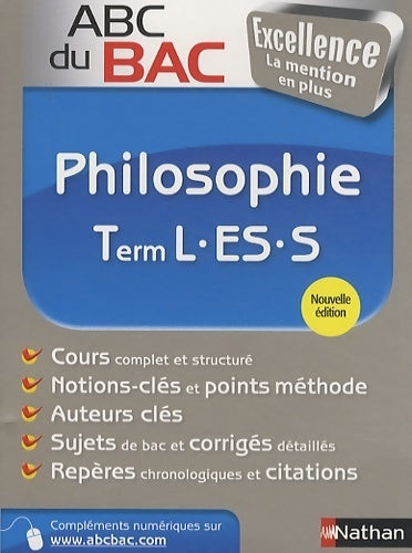 Philosophie Terminales L, ES, S - Denis Vanhoutte - Livre
