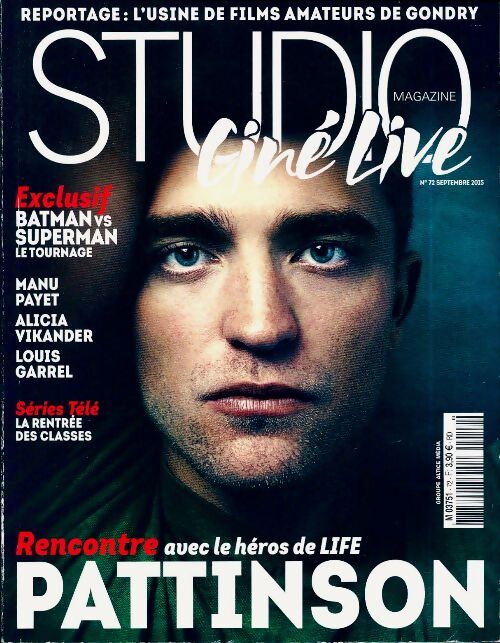 Studio ciné live n°72 : Rencontre avec le héros de Life : Pattinson - Collectif - Livre
