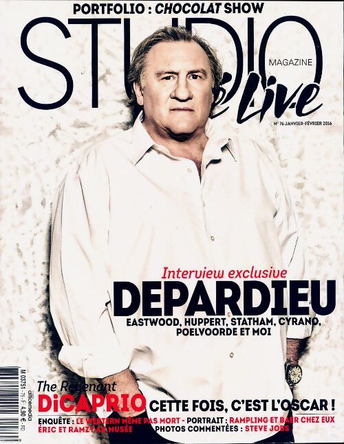 Studio ciné live n°76 : Depardieu - Collectif - Livre