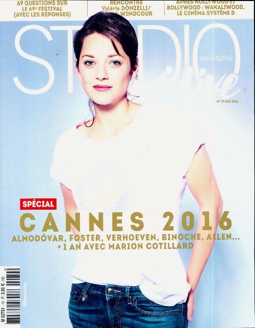 Studio ciné live n°79 : Cannes 2016 - Collectif - Livre