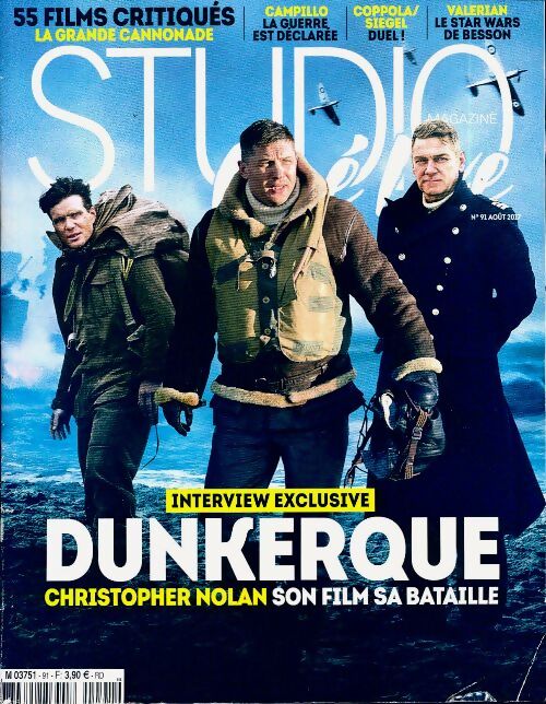 Studio ciné live n°91 : Dunkerque - Collectif - Livre
