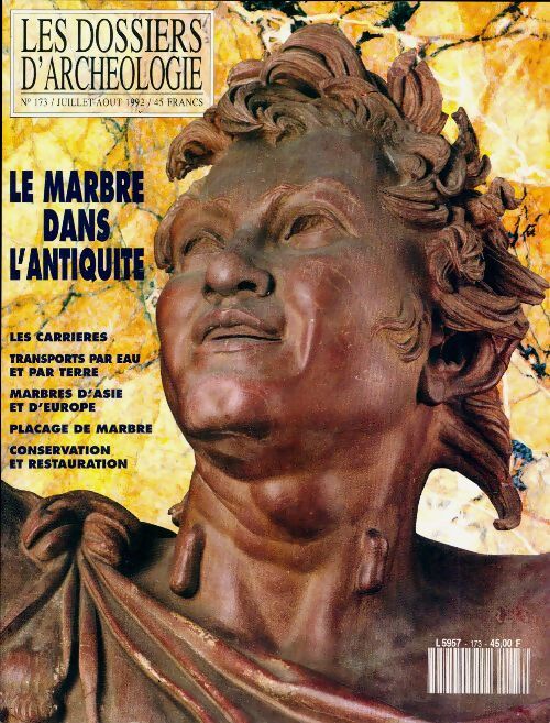 Les dossiers d'archéologie n°173 : Le marbre dans l'antiquité - Collectif - Livre