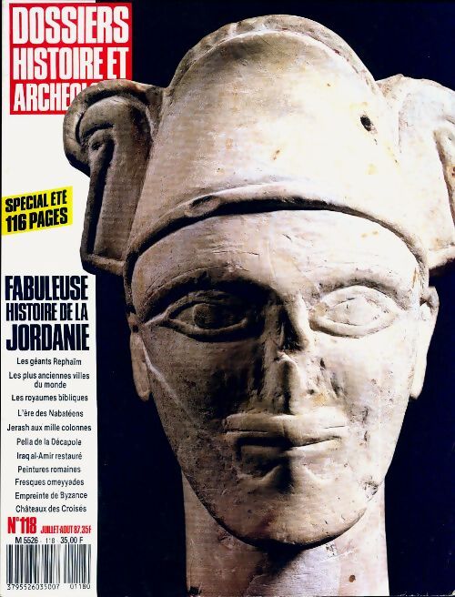 Dossiers histoire et archéologie n°118 : Fabuleuse histoire de la Jordanie - Collectif - Livre