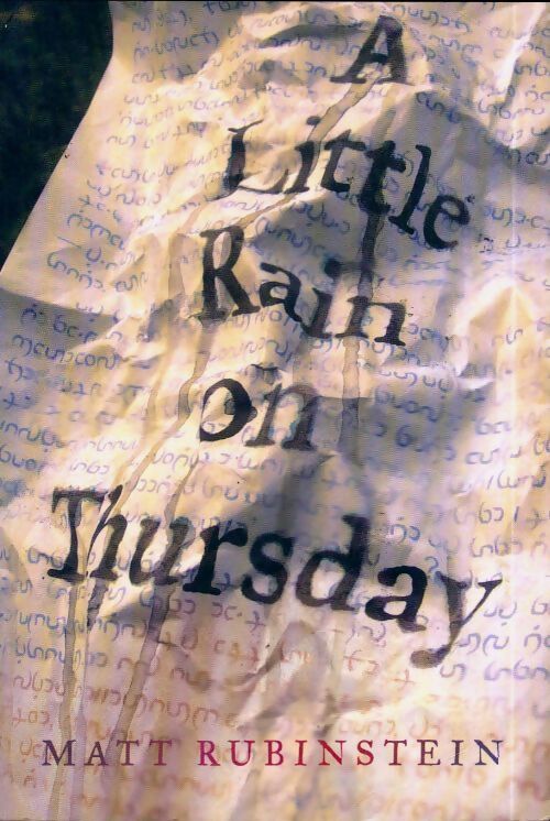 A little rain on thursday - Matt Rubinstein - Livre