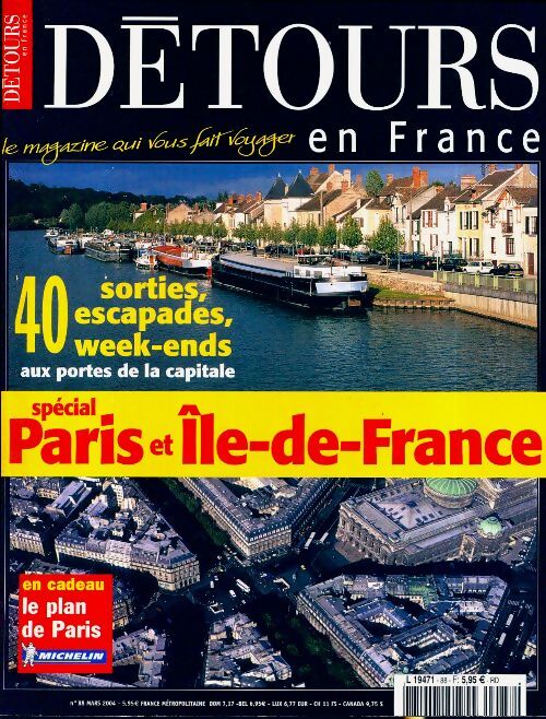 Détours en France n°88 : Paris & Ile de France - Collectif - Livre