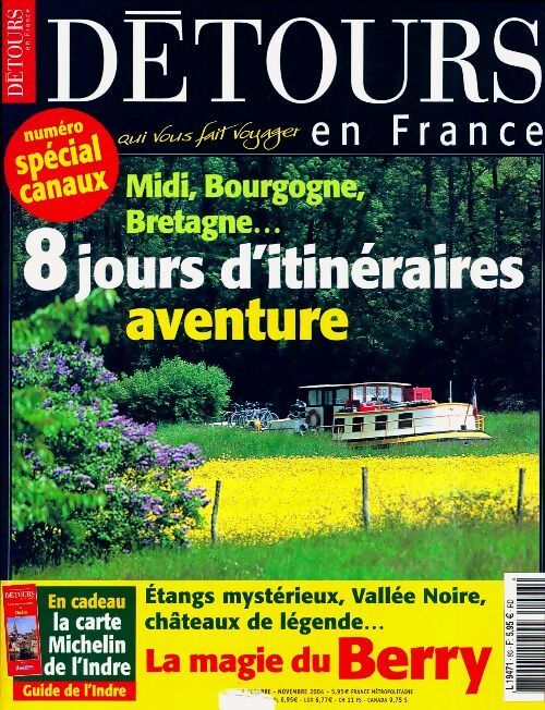 Détours en France n°93 : 8 jours d'itinéraires aventure - Collectif - Livre