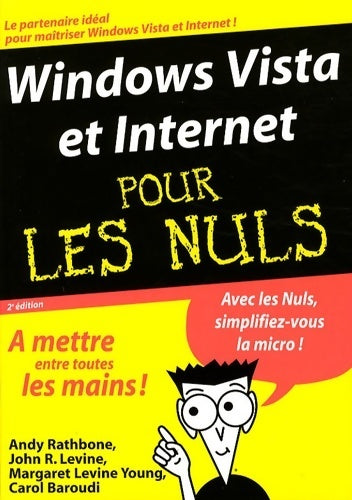 Windows Vista et Internet pour les nuls - Andy Rathbone - Livre