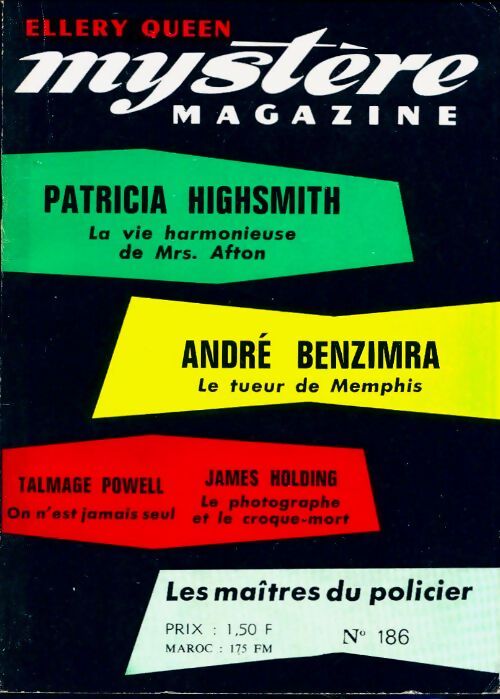 Mystère magazine n°186 - Collectif - Livre