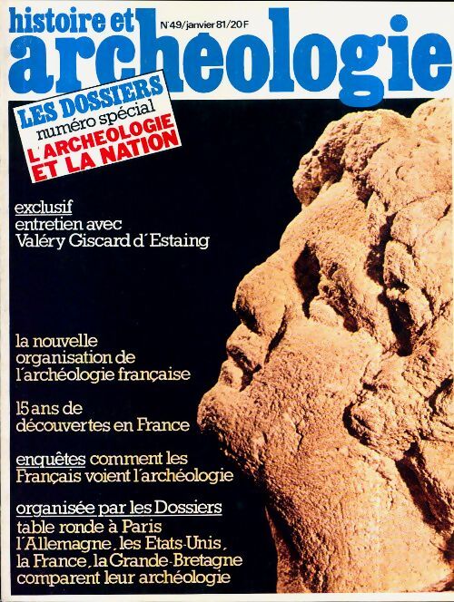 Dossiers histoire et archéologie n°49 : L'archéologie et la nation - Collectif - Livre