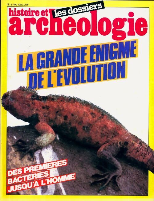 Dossiers histoire et archéologie n°73 : La grande énigme de l'évolution - Collectif - Livre