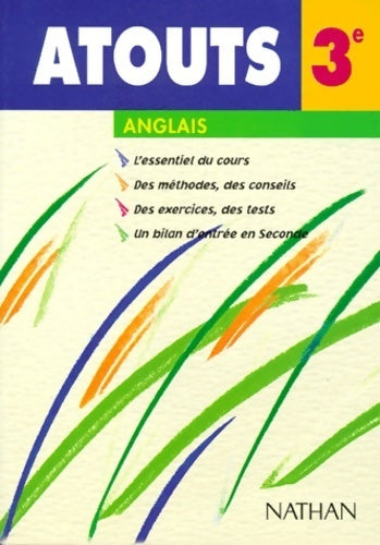 Atouts 3e Anglais - Collectif - Livre