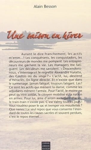 Une saison en hiver - Alain Besson - Livre