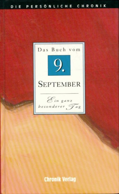 Das buch vom 9. September - Collectif - Livre