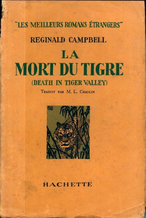 La mort du tigre - Reginald Campbell - Livre