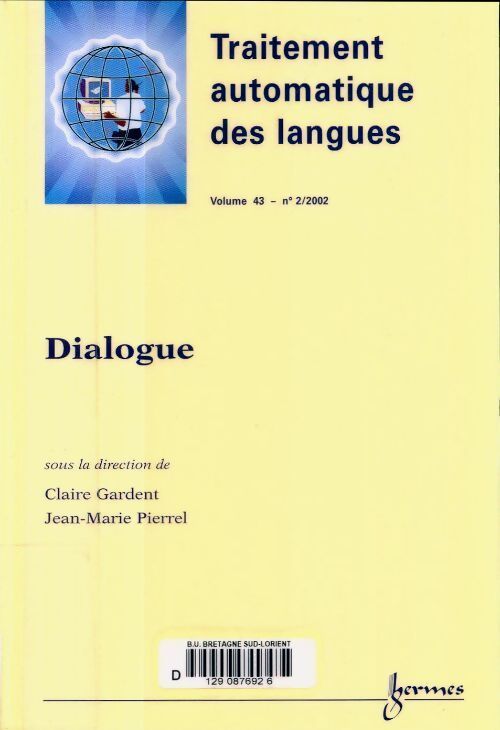 Traitement automatique des langues n°43 n°2 - Collectif - Livre