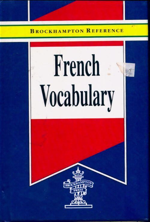 French vocabulary - Collectif - Livre