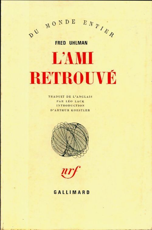 L'ami retrouvé - Fred Uhlman - Livre