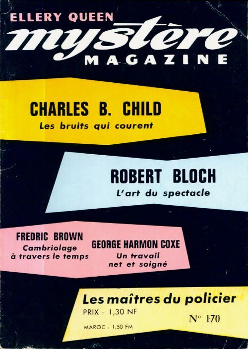 Mystère magazine n°170 - Collectif - Livre