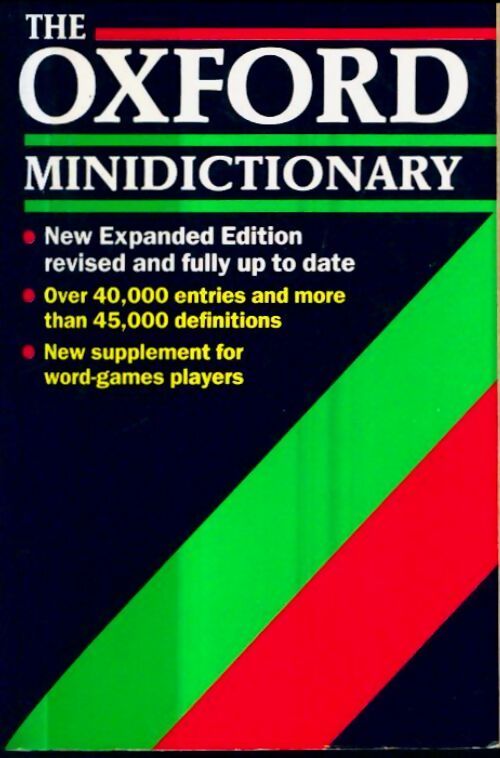 The oxford french minidictionary french-english english-french - Collectif - Livre
