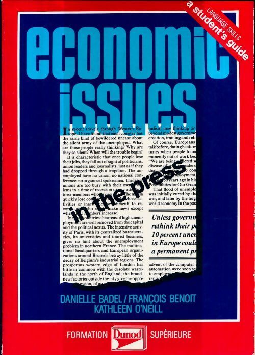 Economic issues in the press - Danielle Badel - Livre