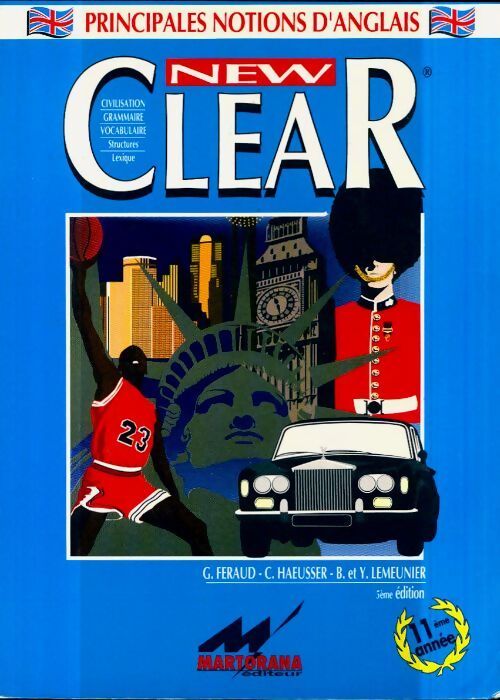 Clear pricipales notions d'anglais - Collectif - Livre