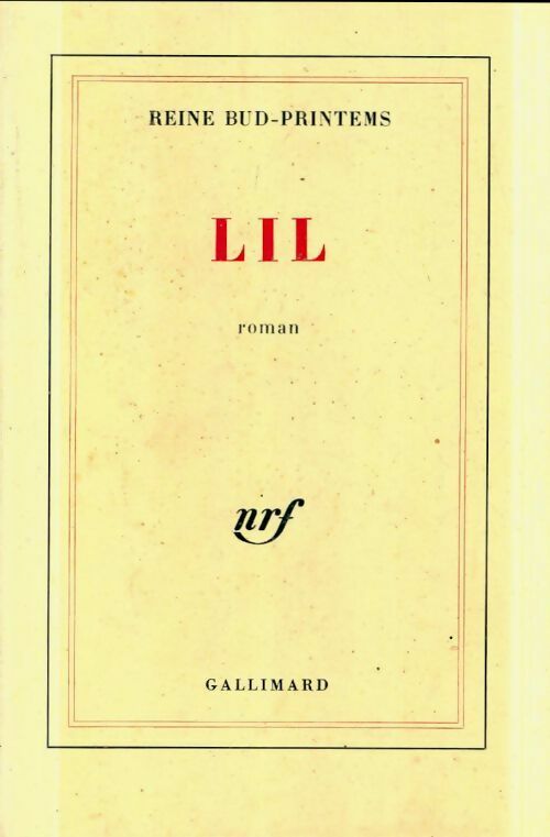 Lil - Reine Bud-Printems - Livre